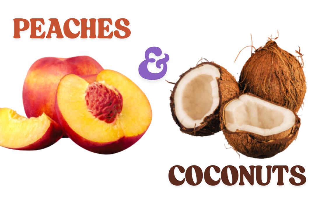 A Peach Among Coconuts 🍑🥥